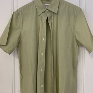 Green Short Sleeved Button Down